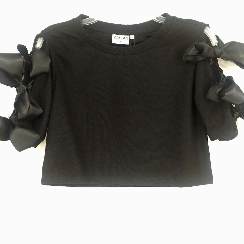 ASOS Ziztar Cinderella's Magic Ribbon Top w/ Bow - Picture 5 of 6